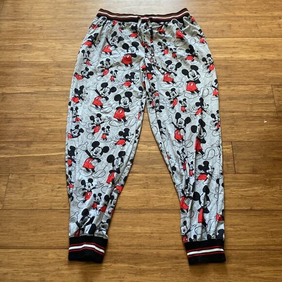 Disney Mickey Mouse Pajama Pants, Size M - Picture 2 of 10